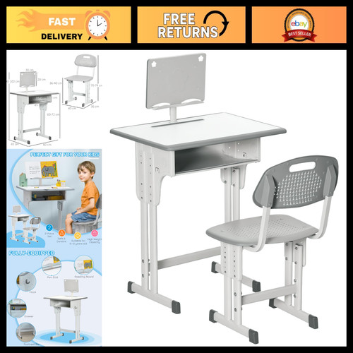 Adjustable kids desk and chair - desk,