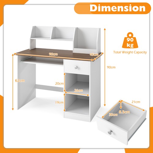 Drawer kids study - study, wooden