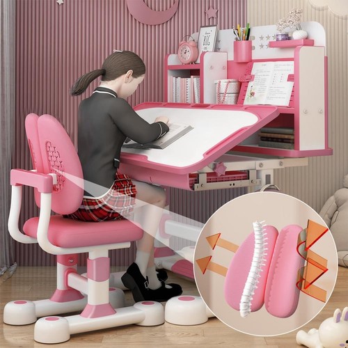 Kids study desk and - study, set