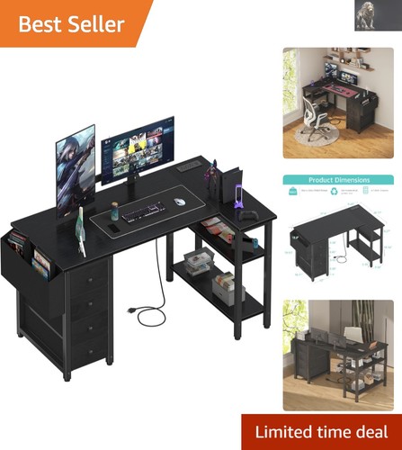 Modern shaped computer desk - modern,