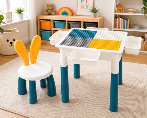 Kids table chair - table, set