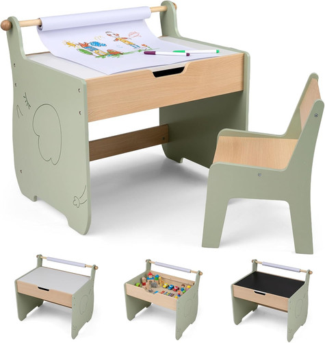 Kids table and chair - table, set