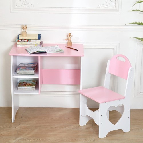Wooden kids desk - wooden,