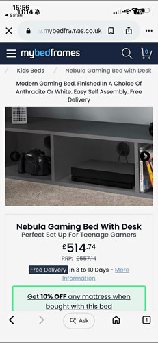 Mybedframes nebula gaming mid - gaming,