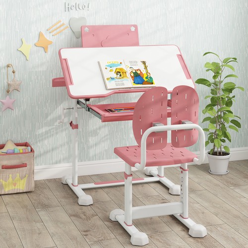 Kid study desk - desk, chair