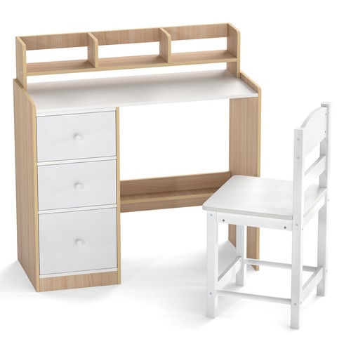 Wooden children writing desk - writing,