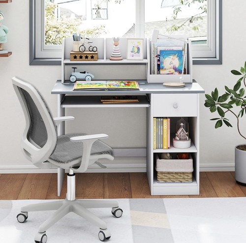 Wooden kids desk - wooden, children