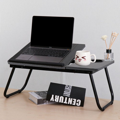 Folding laptop desk - with, cup