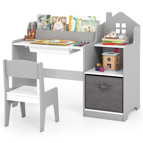 Kids study desk and chair - kids,