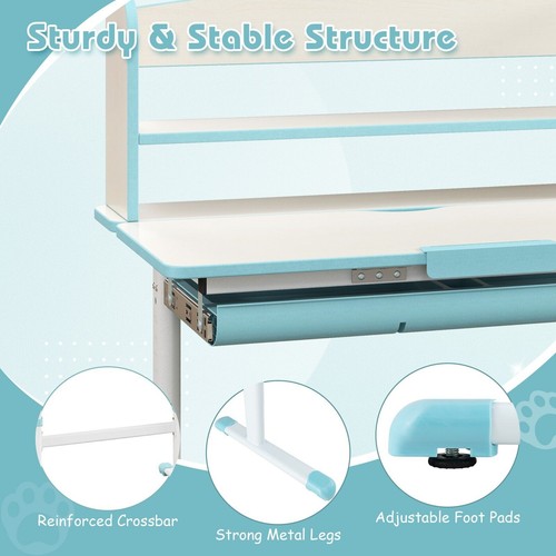 Costway kids study desk height - kids,