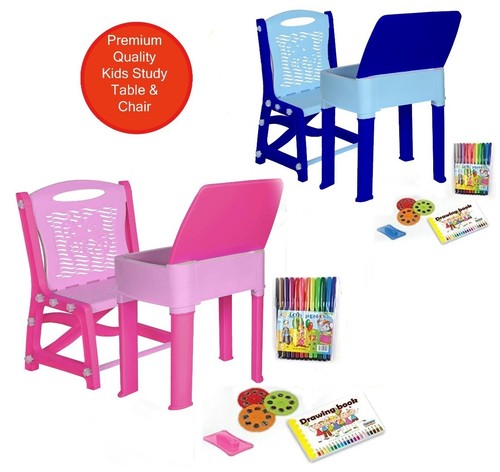Kids chair and table set - table, study