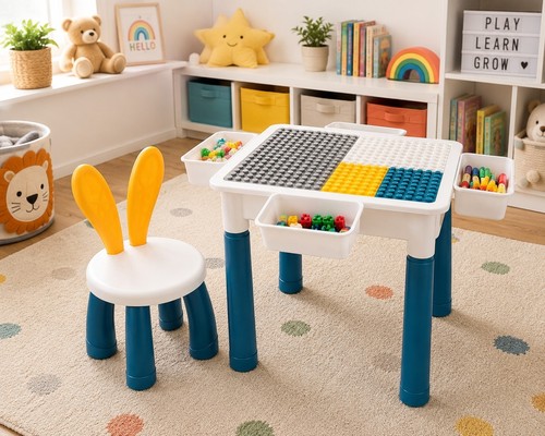 Kids table chair desk set - &,